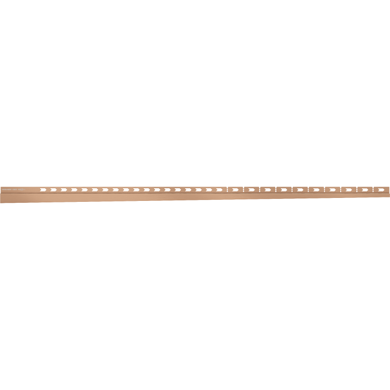 Mexen Line-B nájazdová lišta pri stene 120 cm pravá, brúsená meď - 186502120R