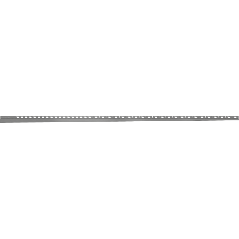 Mexen Line-B stenová spádová lišta 180 cm pravá, brúsená tmavosivá - 186602180R
