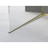 Mexen Line-B sklonená lišta pre sklo 120 cm ľavá, zlatá - 185004120L