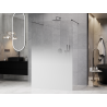 Mexen Kioto voľne stojaca sprchová stena 120 x 200 cm, biela ombre 8 mm, gun metal - 800-120-002-95-86