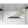 Mexen Kioto samostatná sprchová stena 150 x 200 cm, modré ombre 8 mm, zlatá - 800-150-002-50-46
