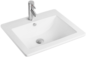 Mexen Lora vstavané umývadlo do dosky 53 x 46 cm, biele - 25365300