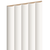 Mexen Strio 02 stenové lamely ryhované 280 x 14,5 cm (2ks), biela - S120-280-02-301