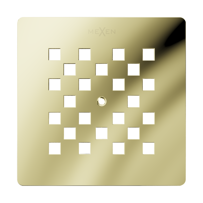 Mexen Stone+ maskovacia lišta do sprchovej vaničky, zlatá - 44910050