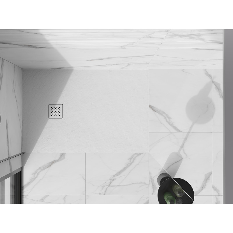 Mexen Stone+ kryt na sprchový kút, biela - 44910020