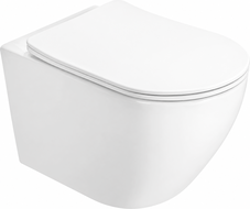 Mexen Lena 2.0 miska wc Rimless s pomaly spúšťacou doskou slim, duroplast, biela lesk - 3022L4000