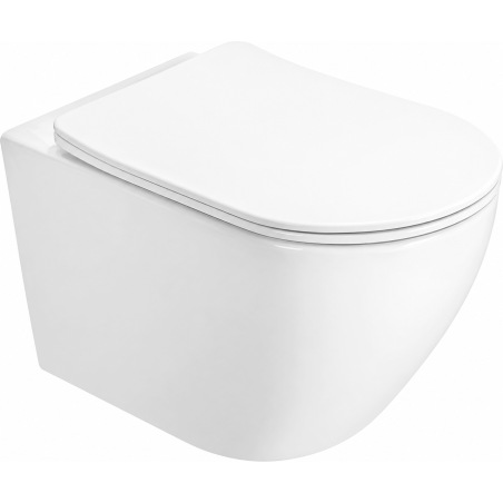 Mexen Lena 2.0 WC misa Rimless Tornado s pomaly-spustnou doskou slim, duroplast, biela lesk - 3022L4000T