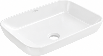 Mexen Nina zápustné umývadlo do dosky 51 x 33 cm, biele - 21665100