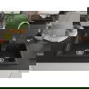 Mexen Tomas granitový dvojkomorový drez 800 x 500 mm, Čierna/Zlatá metalíza, sifón Chrómová - 6516802000-75