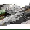 Mexen Tomas granitový dvojkomorový drez 800 x 500 mm, Čierna/Zlatá metalíza, sifón Chrómová - 6516802000-75