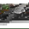 Mexen Tomas granitový dvojkomorový drez 800 x 500 mm, Čierna škvrnitá, sifón Chrómová - 6516802000-76