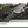 Mexen Tomas granitový dvojkomorový drez 800 x 500 mm, Čierna škvrnitá, Sifón Čierna - 6516802000-76-B