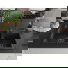 Mexen Tomas granitový dvojkomorový drez 800 x 500 mm, Čierna, Sifón Čierna - 6516802000-77-B