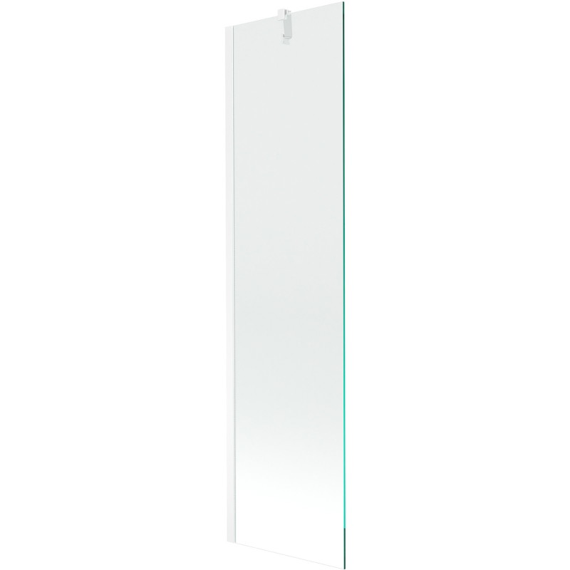 Mexen Next jednokrídlové vane paravan 50 x 150 cm, priehľadné, biele - 895-050-000-00-00-20
