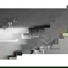 Mexen Next vaňová zástena jednokrídlová 50 x 150 cm, Transparentné, Biela - 895-050-000-00-00-20