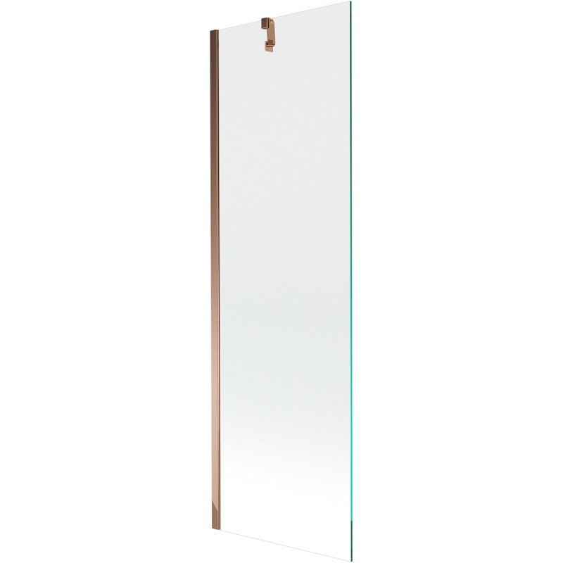 Mexen Next vaňová zástenka 1-krídlová 60 x 150 cm, transparentná, ružové zlato - 895-060-000-00-00-60