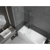 Mexen Next vaňová zástena 1-krídľová 100 x 150 cm, transparentná, chróm - 895-100-000-00-00-01