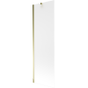 Mexen Next sprchový zástenový panel 1-krídlový 60 x 150 cm, mráz, zlatý - 895-060-000-00-30-50