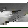 Mexen Next sprchový zástenový panel 1-krídlový 60 x 150 cm, mráz, zlatý - 895-060-000-00-30-50