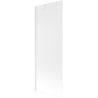 Mexen Next vaňová zástena 1-krídlová 70 x 150 cm, mrazivá, biela - 895-070-000-00-30-20
