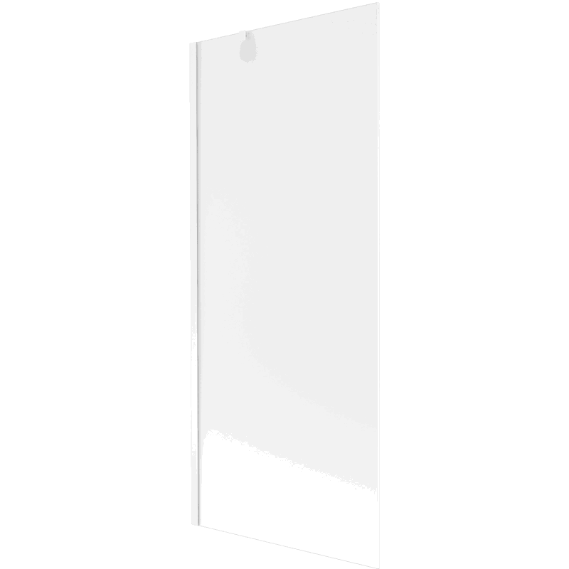 Mexen Next vaňová zástenka 1-krídlová 80 x 150 cm, mrazené sklo, biela - 895-080-000-00-30-20