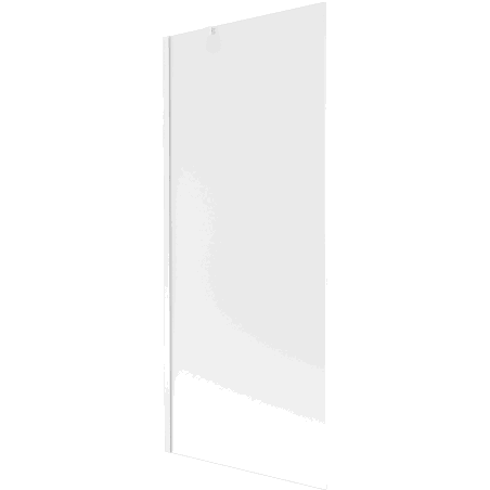 Mexen Next vaňová zástenka 1-krídlová 80 x 150 cm, mrazené sklo, biela - 895-080-000-00-30-20