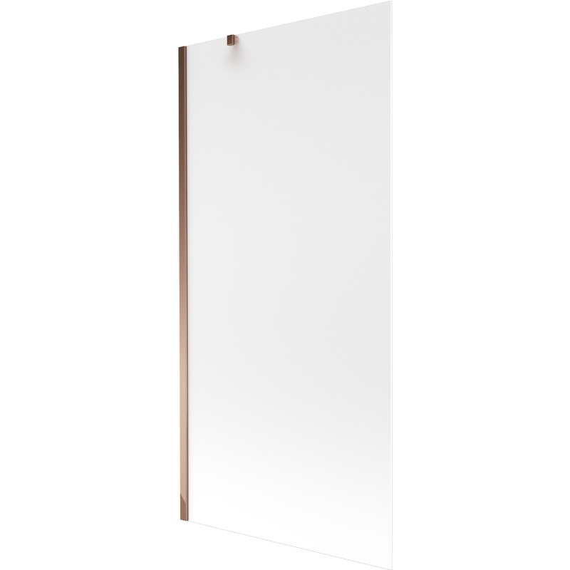 Mexen Next vaňová zástena s jedným krídlom 90 x 150 cm, mrazivá, ružové zlato - 895-090-000-00-30-60
