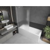 Mexen Next vaňová zástena 1-krídlová 100 x 150 cm, mrazená, biela - 895-100-000-00-30-20