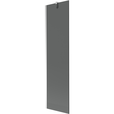Mexen Next sprchový záves s 1 krídlom 50 x 150 cm, grafit, chróm - 895-050-000-00-40-01