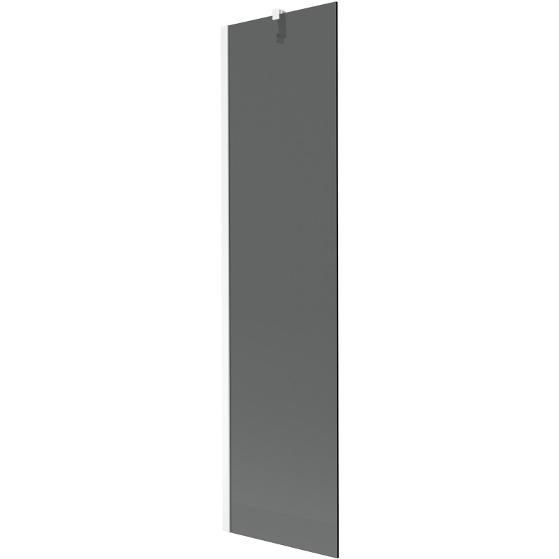 Mexen Next vaňová zástena 1-dielna 50 x 150 cm, grafit, biela - 895-050-000-00-40-20