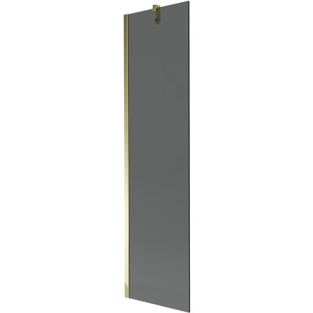 Mexen Next jednokrídlový vaňový paraván 50 x 150 cm, grafitový, zlatý - 895-050-000-00-40-50