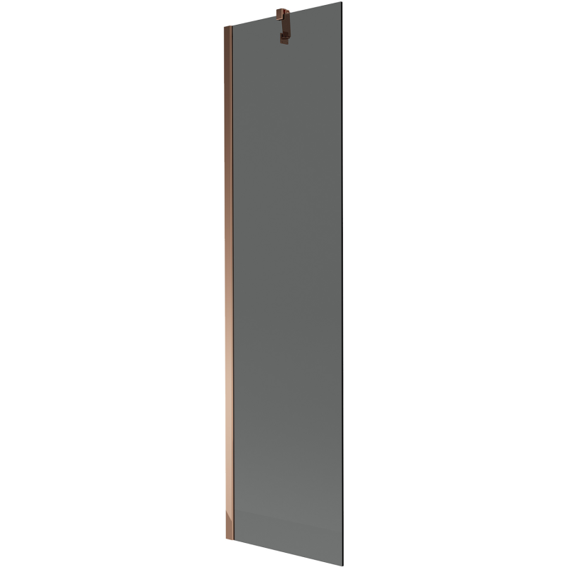 Mexen Next sprchová zástenka 1-krídlová 50 x 150 cm, grafit, ružové zlato - 895-050-000-00-40-60