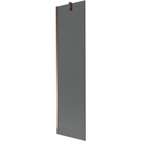 Mexen Next jednokrídlová vaňová zástena 50 x 150 cm, grafit, ružové zlato - 895-050-000-00-40-60
