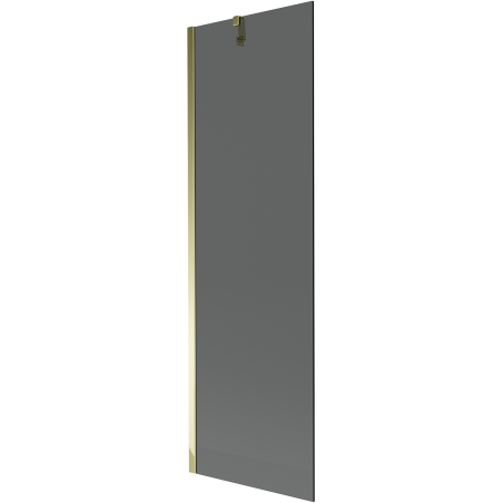 Mexen Next jednokrídlová vaňová zástena 60 x 150 cm, grafit, zlatá - 895-060-000-00-40-50