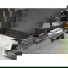 Mexen Next vaňová zástena jednokrídlová 60 x 150 cm, Grafitová čierna, Zlatoružová - 895-060-000-00-40-60