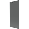 Mexen Next vaňová zástena 1-krídlová 80 x 150 cm, grafit, chróm - 895-080-000-00-40-01