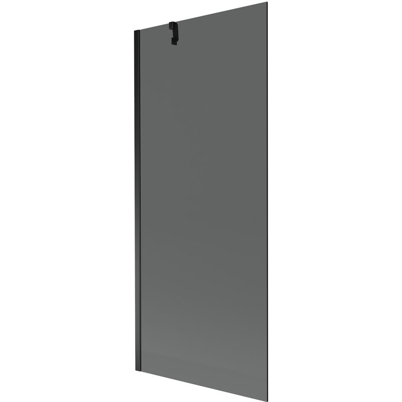 Mexen Next vaničková zástena 1-krídlová 80 x 150 cm, grafit, čierna - 895-080-000-00-40-70