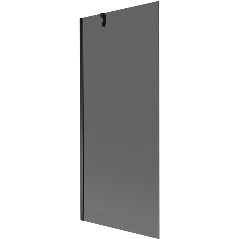 Mexen Next vaňová zástena 1-krídlová 80 x 150 cm, grafit, čierna - 895-080-000-00-40-70
