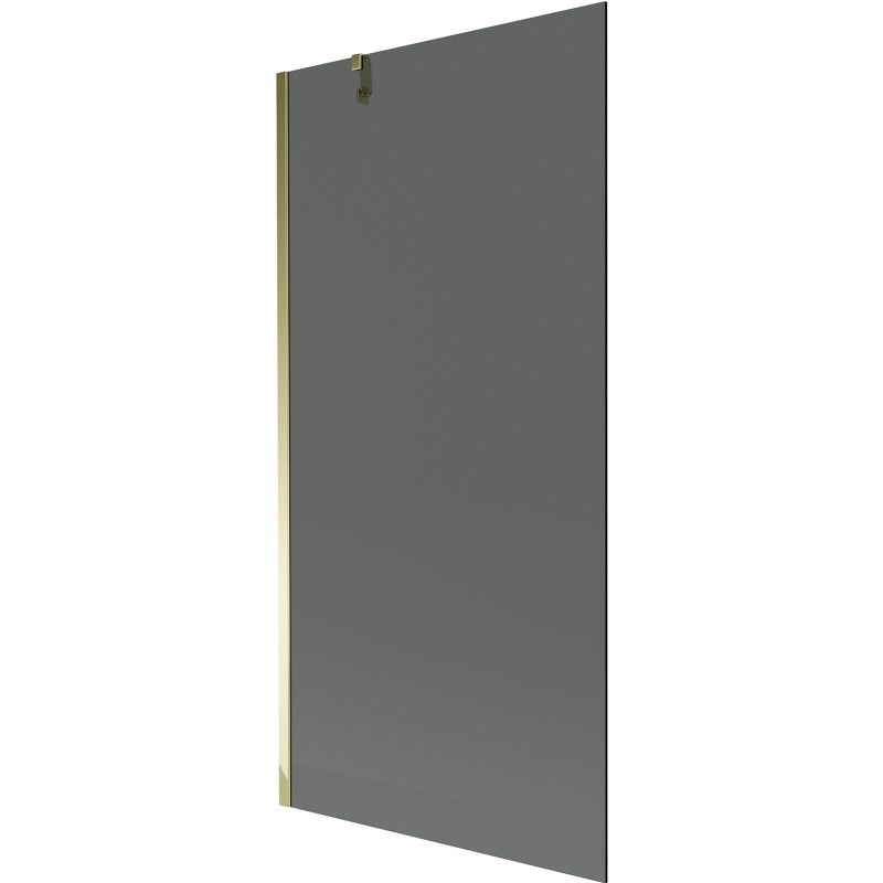 Mexen Next vaňová clona 1-krídlová 90 x 150 cm, grafit, zlatá - 895-090-000-00-40-50