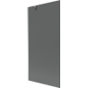 Mexen Next sprchový panel 1-krídlový 90 x 150 cm, grafit, chróm - 895-090-000-00-40-01