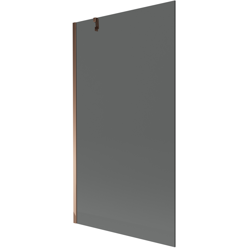 Mexen Next závesný sprchový panel 1-krídlový 100 x 150 cm, grafit, ružové zlato - 895-100-000-00-40-60