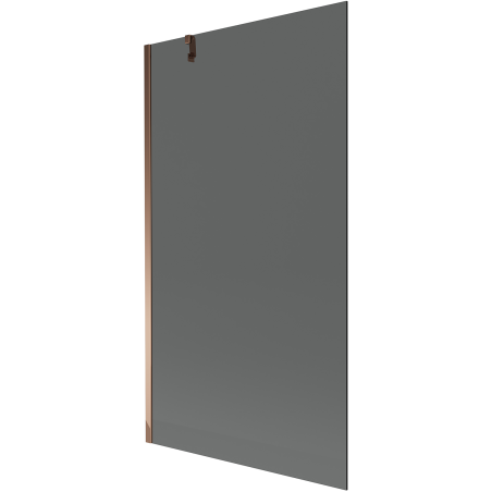 Mexen Next závesný sprchový panel 1-krídlový 100 x 150 cm, grafit, ružové zlato - 895-100-000-00-40-60