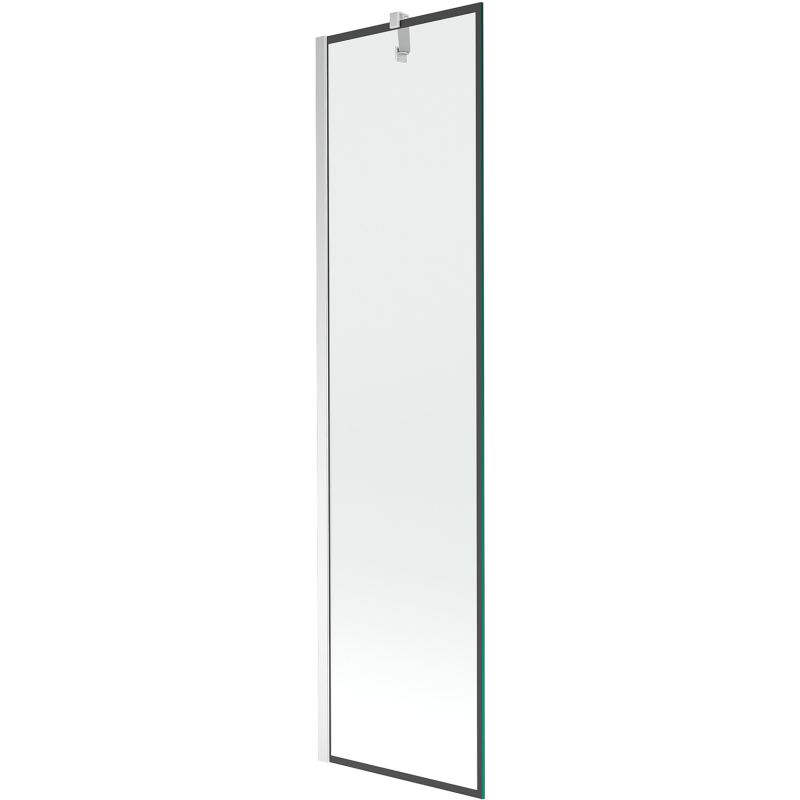 Mexen Next vaňová zástená 1-krídlová 50 x 150 cm, čierny rám, chróm - 895-050-000-00-70-01