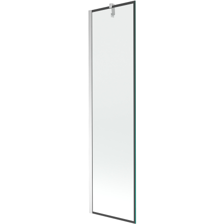 Mexen Next vaňová zástená 1-krídlová 50 x 150 cm, čierny rám, chróm - 895-050-000-00-70-01