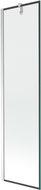 Mexen Next sprchová zástenka 1-krídlová 50 x 150 cm, čierny rám, chróm - 895-050-000-00-70-01
