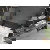 Mexen Next vaňová zástena jednokrídlová 50 x 150 cm, Čierny vzor, Čierna - 895-050-000-00-70-70